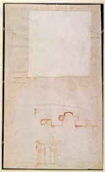 Estudio arquitectónico con notas